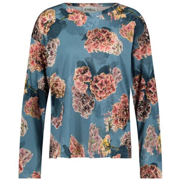 Cyell Dames nachtmode overig Cyell hortus dream top blauw