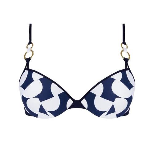 Lise Charmel croisiere for ever top blauw combinatie
