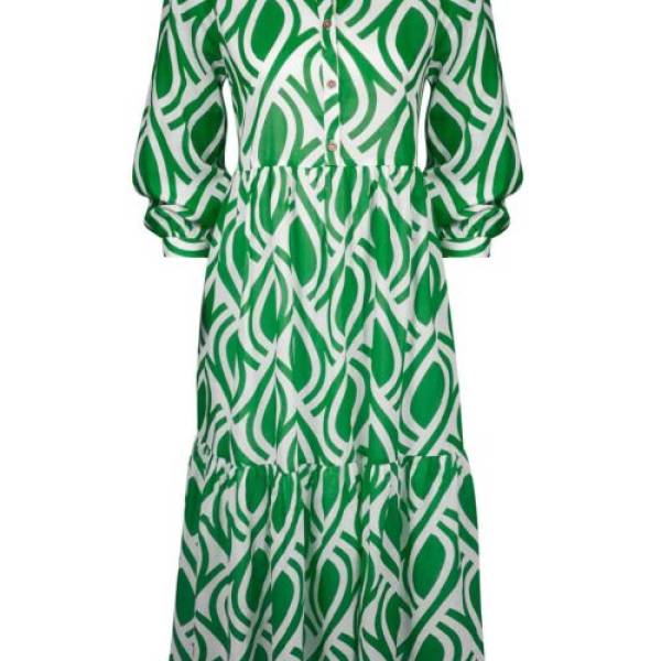 Watercult Dress Watercult bamboo solids dress groen