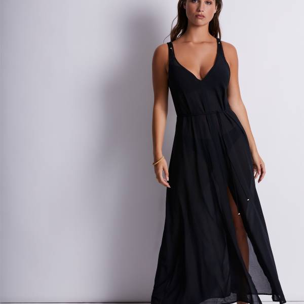 Aubade Dress Aubade 2z evening sand dress zwart