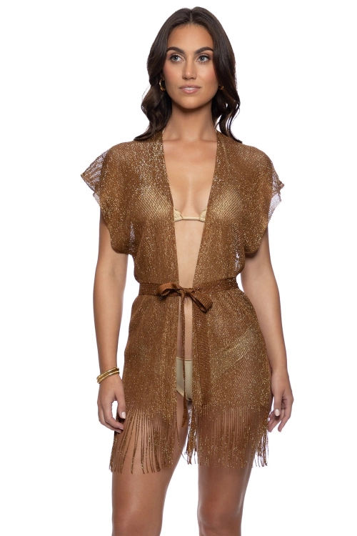 Luli Fama Luli Fama golden queen kimono