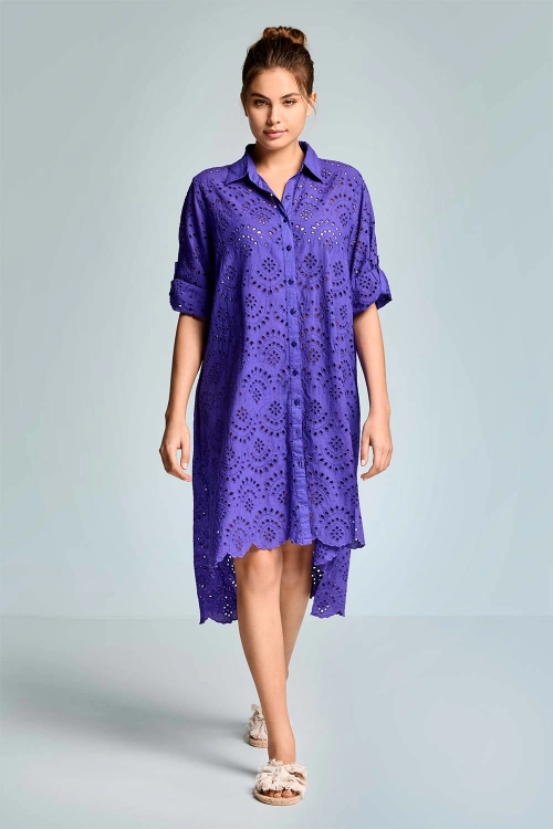 David David ella maxi shirt