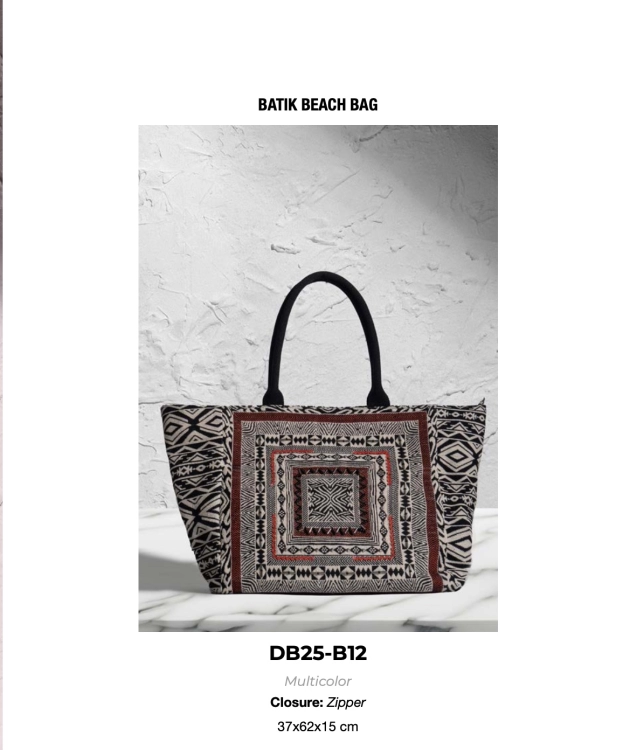 David David batik beach bag